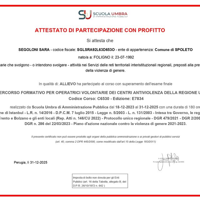 Ingrandire l'immagine: certificate 1