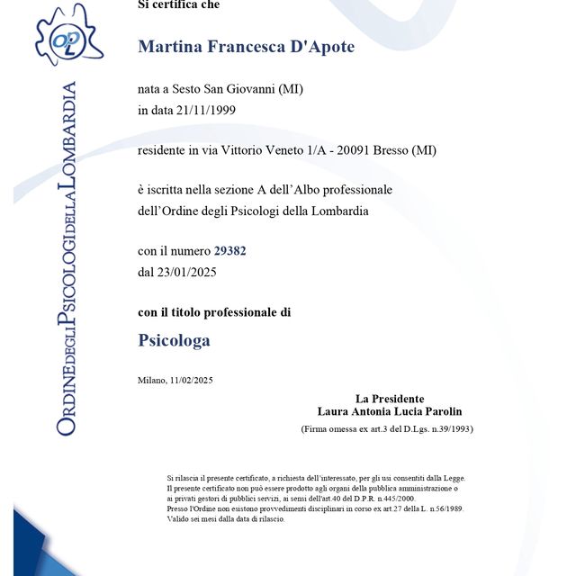 Ingrandire l'immagine: certificate 4