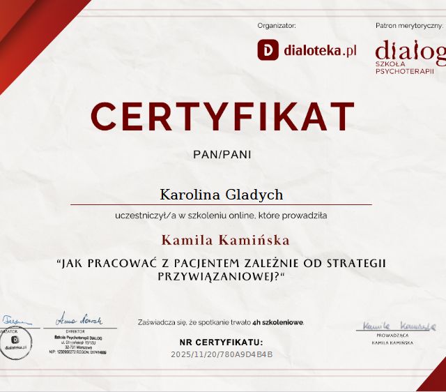 Powiększ obraz: certificate 10