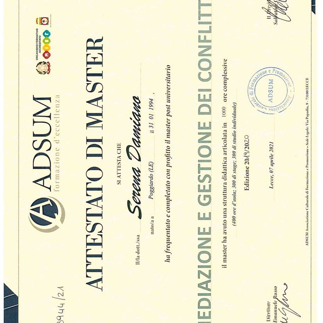 Ingrandire l'immagine: certificate 2