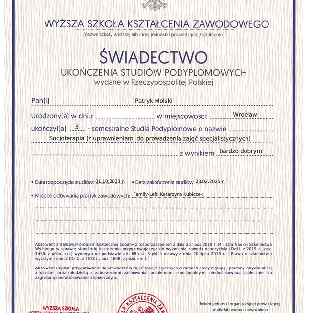 Powiększ obraz: certificate 63