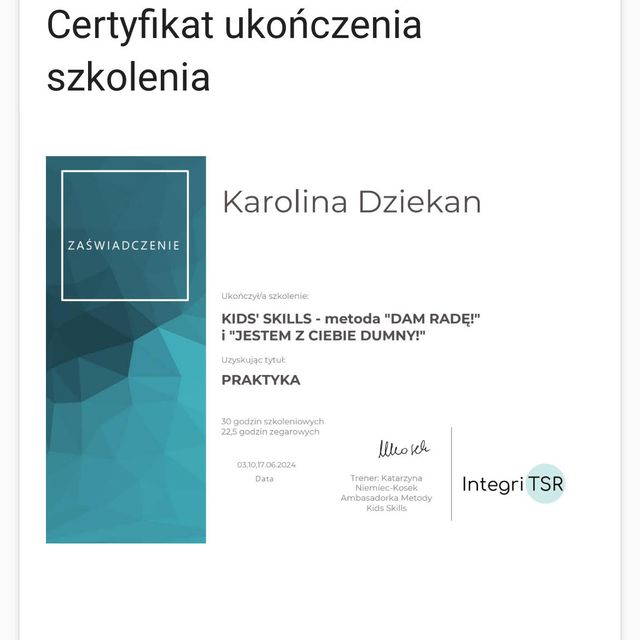 Powiększ obraz: certificate 13