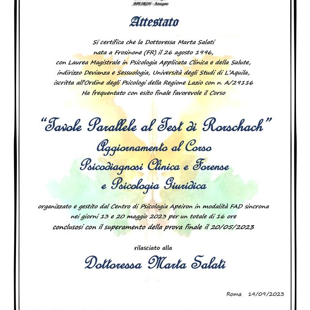 Ingrandire l'immagine: certificate 2