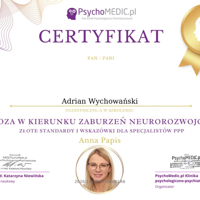 Powiększ obraz: certificate 72