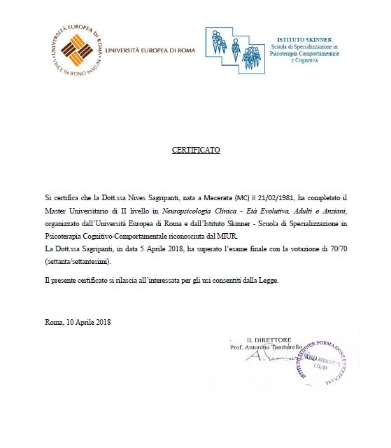 Ingrandire l'immagine: certificate 1