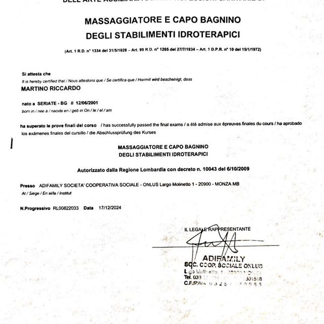 Ingrandire l'immagine: certificate 1