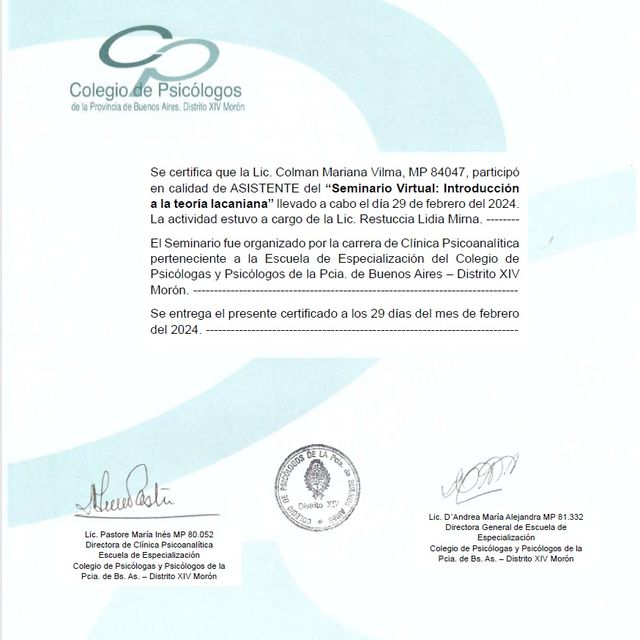 Ingrandire l'immagine: certificate 12