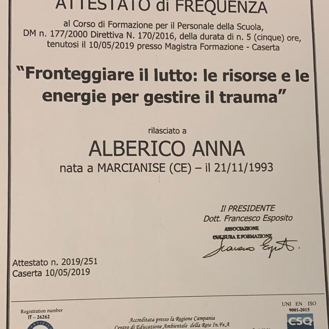 Ingrandire l'immagine: certificate 3