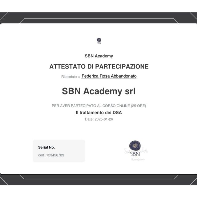 Ingrandire l'immagine: certificate 3