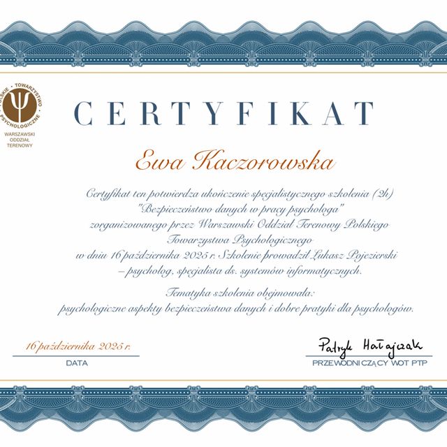 Powiększ obraz: certificate 9
