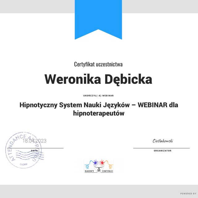 Powiększ obraz: certificate 19