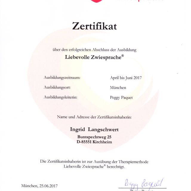 Bild vergrößern: certificate 1