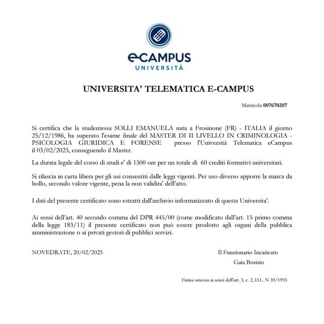 Ingrandire l'immagine: certificate 1