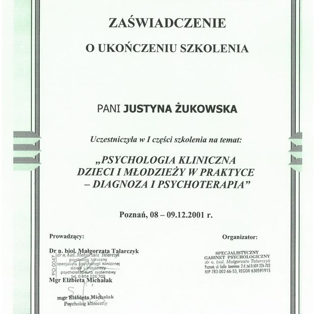 Powiększ obraz: certificate 16