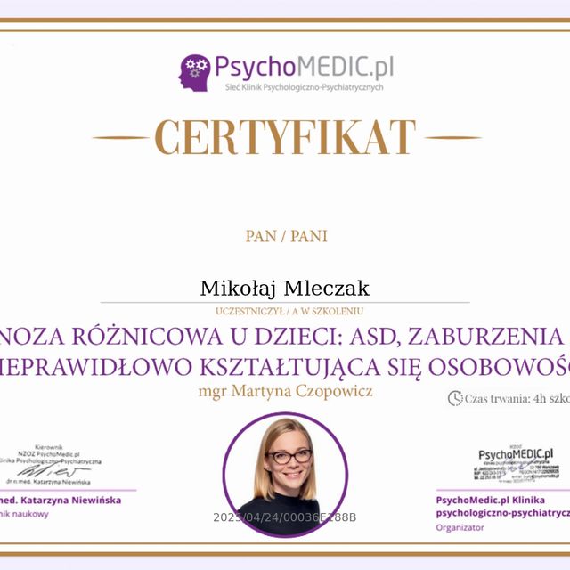 Powiększ obraz: certificate 8