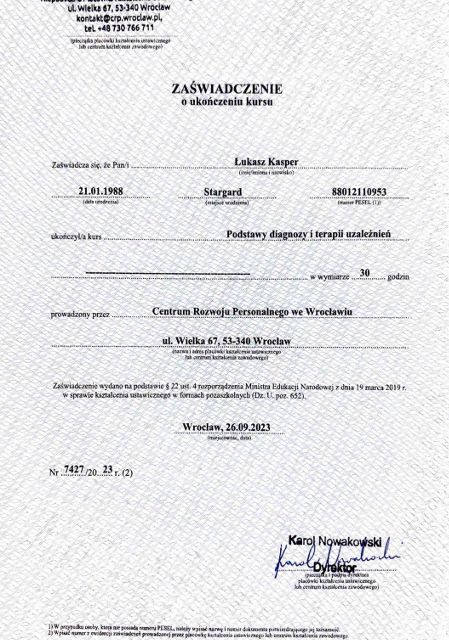 Powiększ obraz: certificate 21