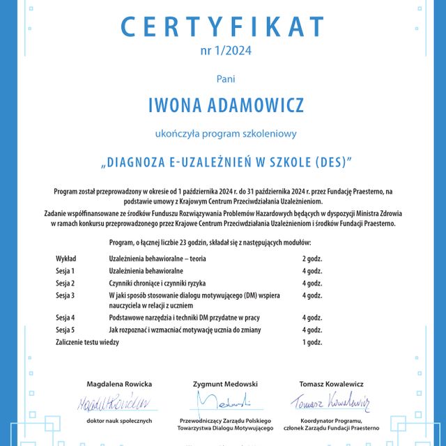 Powiększ obraz: certificate 1