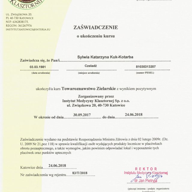 Powiększ obraz: certificate 5