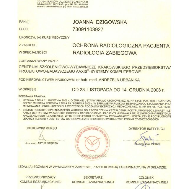 Powiększ obraz: certificate 7