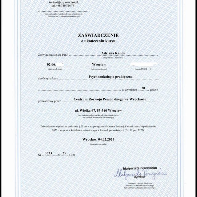 Powiększ obraz: certificate 11