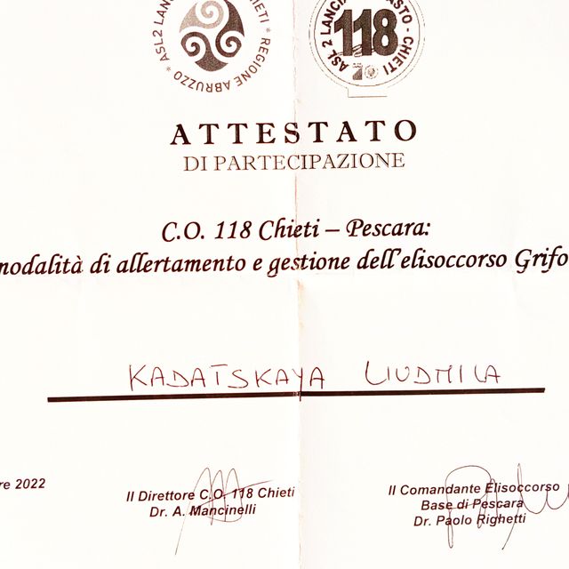 Ingrandire l'immagine: certificate 8