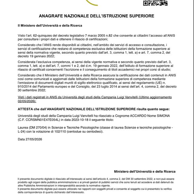 Ingrandire l'immagine: certificate 1