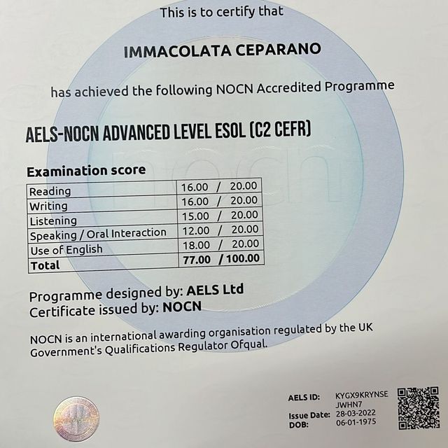 Ingrandire l'immagine: certificate 1