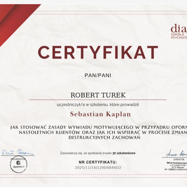 Powiększ obraz: certificate 9