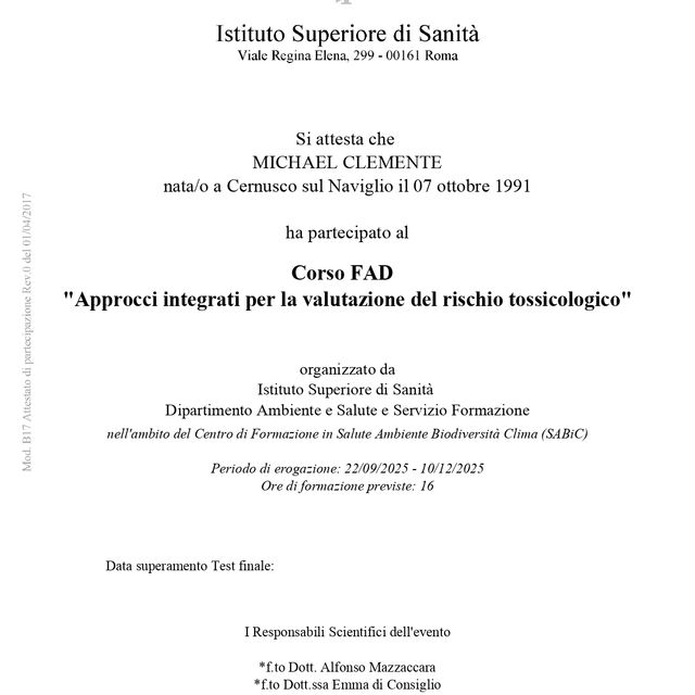 Ingrandire l'immagine: certificate 30