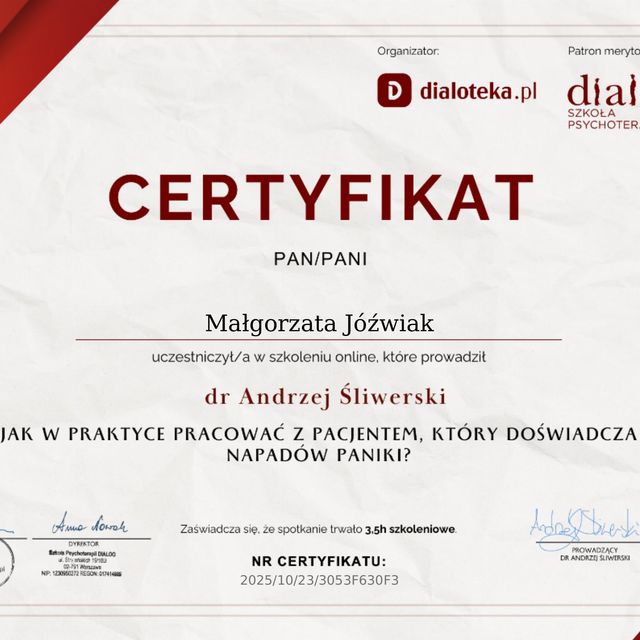 Powiększ obraz: certificate 10