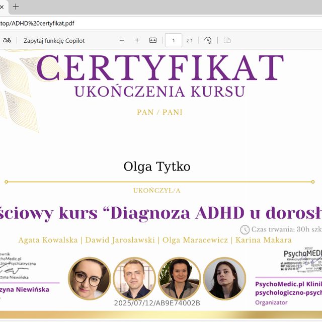 Powiększ obraz: certificate 1