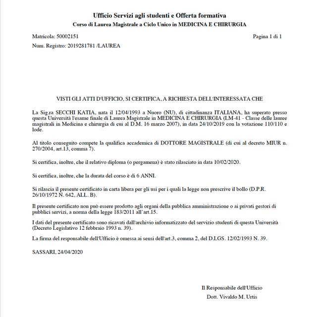 Ingrandire l'immagine: certificate 1