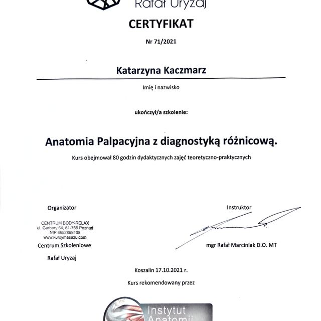 Powiększ obraz: certificate 17
