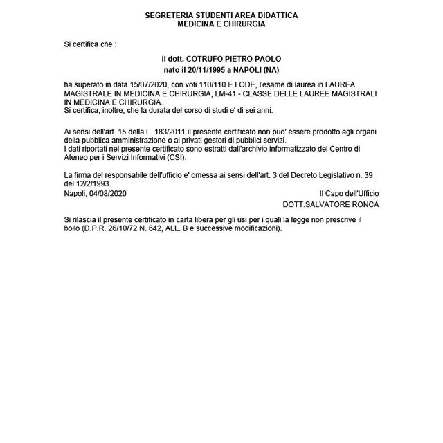 Ingrandire l'immagine: certificate 1