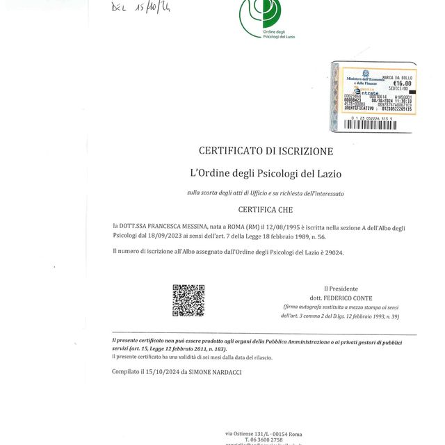 Ingrandire l'immagine: certificate 1