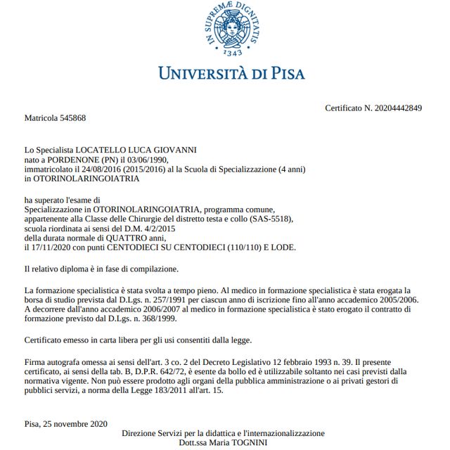 Ingrandire l'immagine: certificate 1