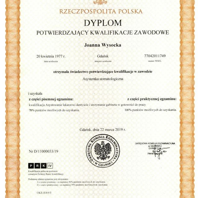 Powiększ obraz: certificate 8