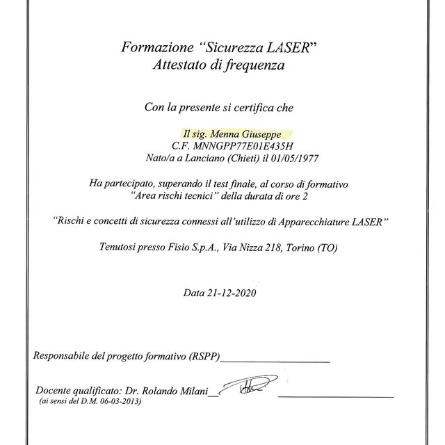 Ingrandire l'immagine: certificate 10