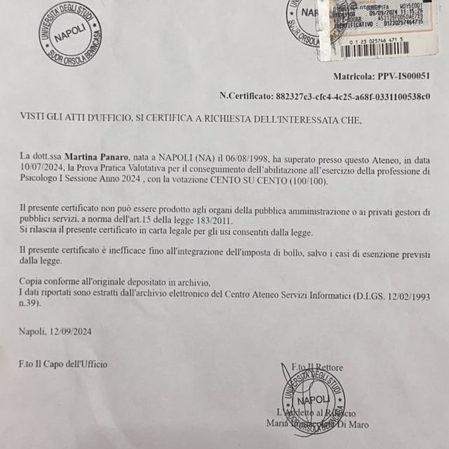 Ingrandire l'immagine: certificate 1