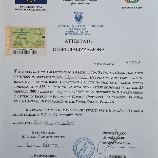 Ingrandire l'immagine: certificate 1