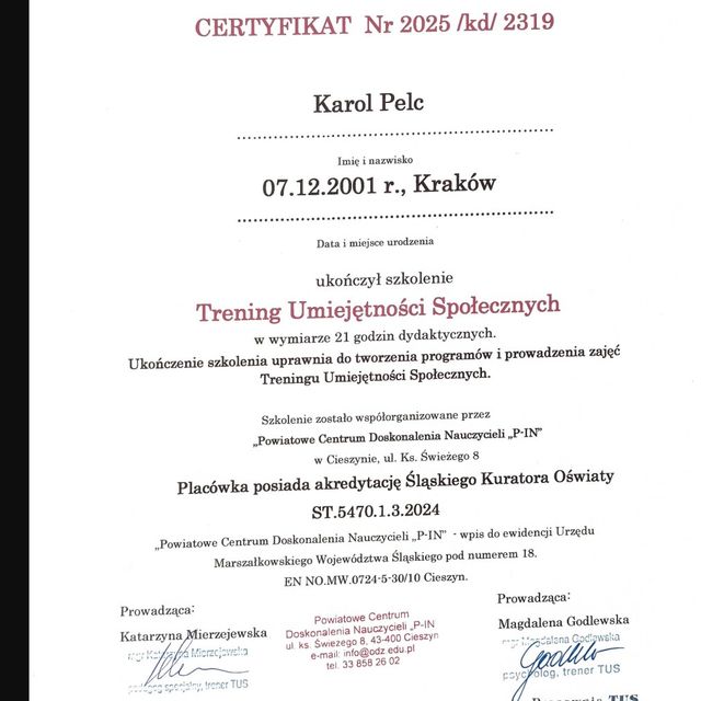 Powiększ obraz: certificate 1