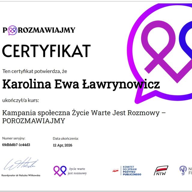 Powiększ obraz: certificate 10
