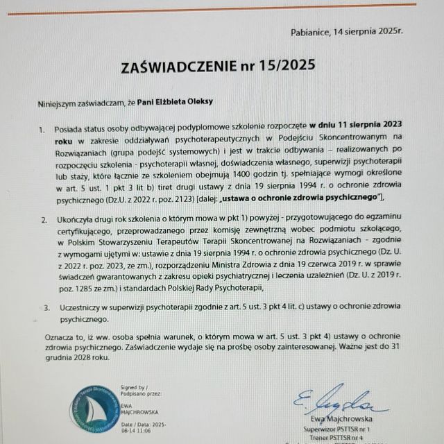 Powiększ obraz: certificate 21