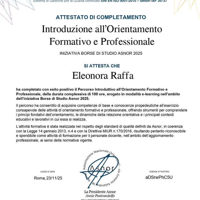 Ingrandire l'immagine: certificate 1