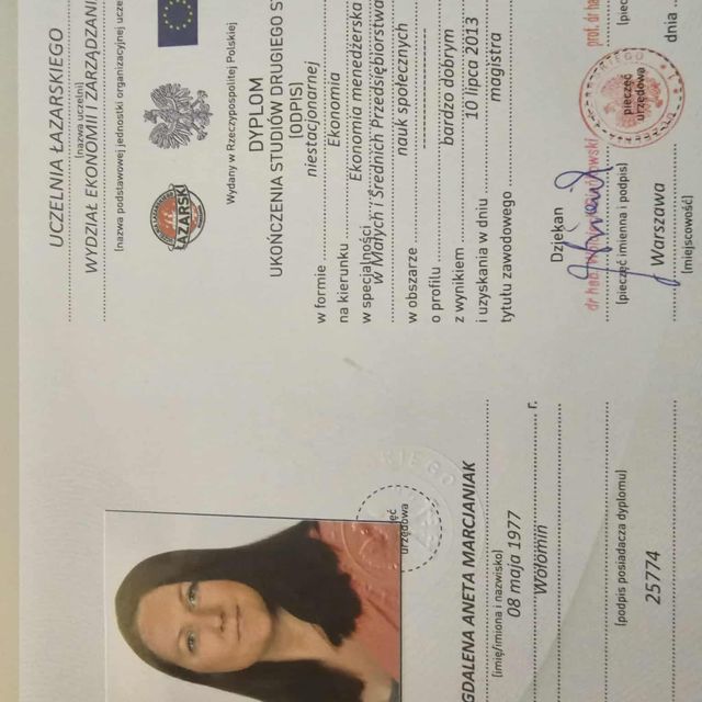 Powiększ obraz: certificate 20