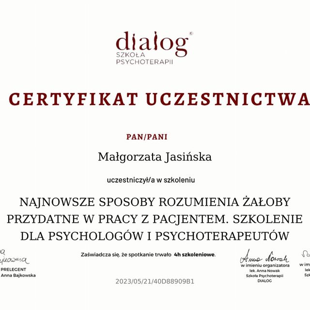 Powiększ obraz: certificate 26