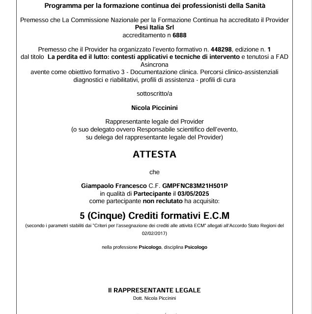 Ingrandire l'immagine: certificate 8