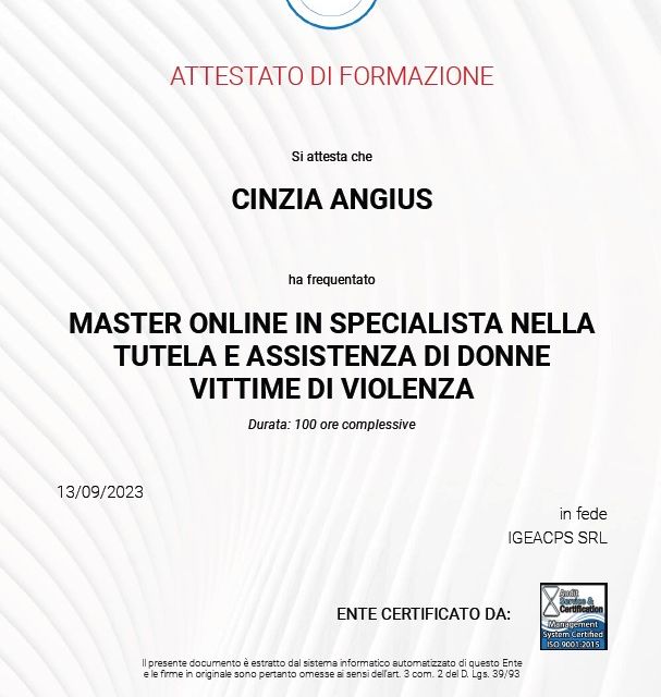 Ingrandire l'immagine: certificate 4