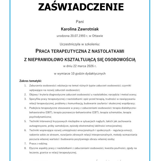 Powiększ obraz: certificate 20