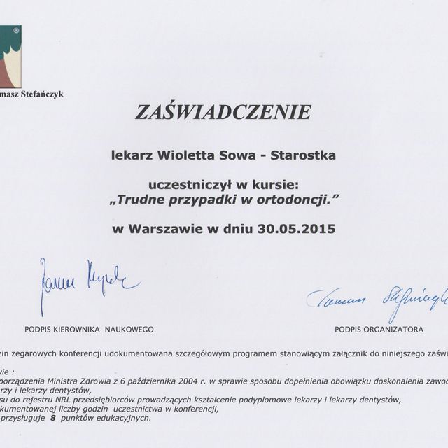 Powiększ obraz: certificate 15